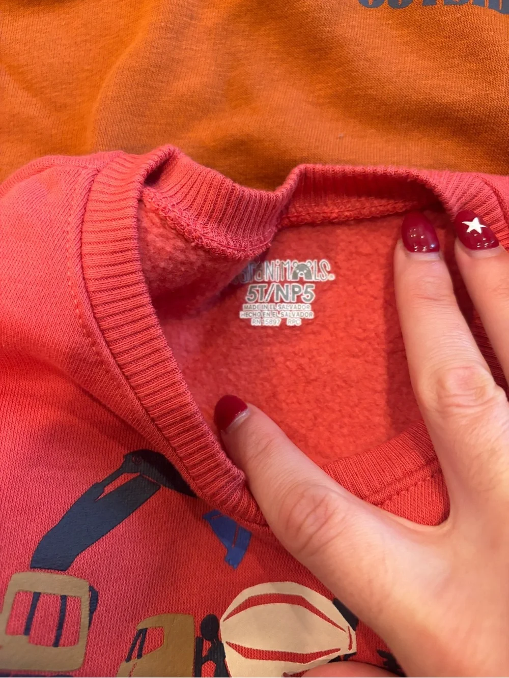 Construction truck crewneck